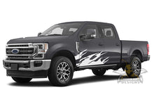 Load image into Gallery viewer, Decals For Ford F250 Door Fire Side Graphics Vinyl 