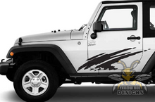 Load image into Gallery viewer, Door Splash Graphics JL Wrangler decals, Wrangler sticker and stripes