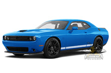 Load image into Gallery viewer, Double Belt Door Stripes Graphics Vinyl Decals for Dodge Challenger