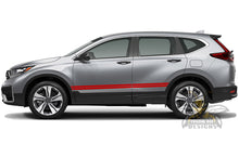 Load image into Gallery viewer, Double Line side stripes Graphics vinyl decals for Honda CRV