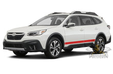 Load image into Gallery viewer, Double Line Side Stripes Graphics decals for Subaru Outback