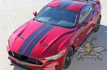 Load image into Gallery viewer, Double Line Stripes Graphics vinyl graphics for ford Mustang decals