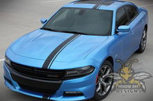 Load image into Gallery viewer, Double Racing Full Stripes Graphics Vinyl Decal Compatible with Dodge Charger 2019, 2020