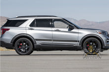 Load image into Gallery viewer, Double Side Stripes Vinyl Graphics For Ford Explorer