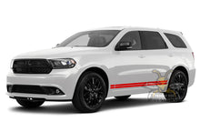 Load image into Gallery viewer, Double Thin Stripes Vinyl Decals for Dodge Durango