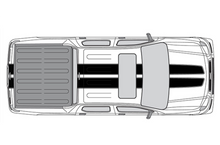 Load image into Gallery viewer, Dual Full Stripes Graphics Vinyl Decals Compatible with Honda Ridgeline