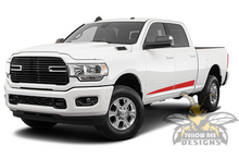 Load image into Gallery viewer, Edge Stripes Graphics Vinyl Decal Compatible with Dodge Ram Crew Cab 3500 Bed 6'4”