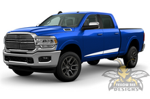 Load image into Gallery viewer, Edge Stripes Graphics Vinyl Decal Compatible with Dodge Ram Crew Cab 3500 Bed 6'4”