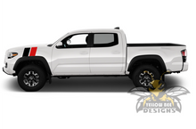 Load image into Gallery viewer, Side Fender Racing Dual Toyota Tacoma retro decals stripes Graphics