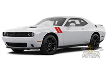 Load image into Gallery viewer, Fender Hash Mark stripes Graphics Vinyl Decals for Dodge Challenger