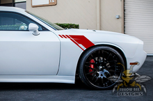 Load image into Gallery viewer, Fender Side Graphics Decal Compatible with Dodge Challenger. 2016, 2017, 2018, 2019, 2020