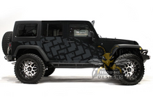 Load image into Gallery viewer, Tire Tracks Side Kit Graphics Vinyl Decal Compatible with Jeep JL Wrangler 4 Door 2018-2020