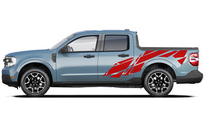 Geometric Style Side Graphics Vinyl Decals Compatible with Ford Maverick
