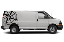 Load image into Gallery viewer, Half Compass Graphics Decals Compatible with Chevrolet Express