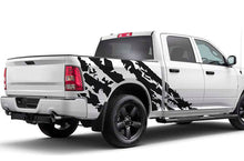 Load image into Gallery viewer, Half Side Shred Graphics Kit Vinyl Decal Compatible with Dodge Ram Crew Cab 1500