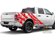 Load image into Gallery viewer, Half Side Shred Graphics Kit Vinyl Decal Compatible with Dodge Ram Crew Cab 1500