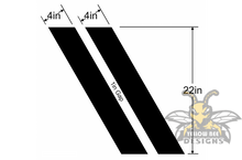 Load image into Gallery viewer, Hash Mark Fender Stripes Decals Graphics vinyl decals for Honda Accord