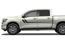 Load image into Gallery viewer, Hockey Door Side Stripes Graphics Vinyl Decals Compatible with Nissan Titan