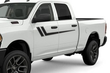 Load image into Gallery viewer, Hockey Stripes Graphics Kit Vinyl Decals Compatible with Dodge Ram 2500 Crew Cab