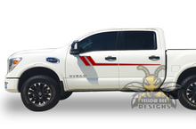 Load image into Gallery viewer, Hockey Door Side Stripes Graphics vinyl for Nissan Titan decals