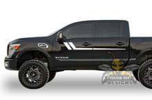 Load image into Gallery viewer, Hockey Door Side Stripes Graphics vinyl for Nissan Titan decals