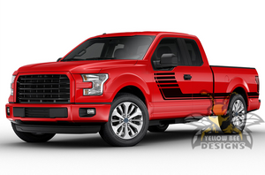 Hockey Side Graphics decals for Ford F150 Super Crew Cab 6.5''