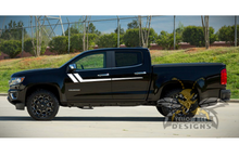 Load image into Gallery viewer, Hockey Side Stripes Graphics vinyl for decals for chevy colorado
