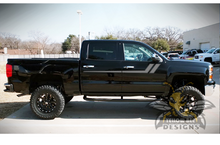 Load image into Gallery viewer, Hockey Side Stripes Graphics vinyl for Chevrolet Silverado Decals