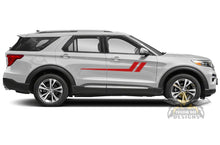 Load image into Gallery viewer, Hockey Side Stripes Vinyl Graphics For Ford Explorer