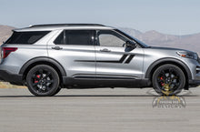 Load image into Gallery viewer, Hockey Side Stripes Vinyl Graphics For Ford Explorer