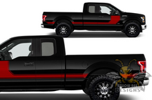 Load image into Gallery viewer, Hockey Side decals Graphics Ford F150 Super Crew Cab 6.5'' stripes