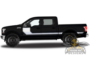 Hockey Side decals Graphics Ford F150 Super Crew Cab stripes