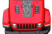 Load image into Gallery viewer, Jeep JT Gladiator Hood Gray Camouflage Graphics compatible with JT Gladiator