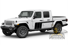 Load image into Gallery viewer, Jeep JT Gladiator 4 Door 2020 Scrambler Retro Triple Stripes