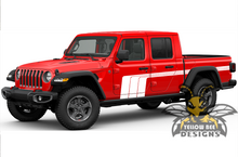 Load image into Gallery viewer, Jeep JT Gladiator 4 Door 2020 Scrambler Retro Triple Stripes