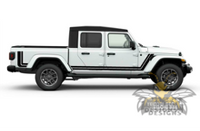 Load image into Gallery viewer, Jeep JT Gladiator 4 Door 2020 Scrambler Style Retro Side Stripes