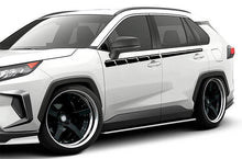 Load image into Gallery viewer, Line Side Stripes Graphics Vinyl Decals For Toyota RAV4