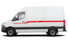 Load image into Gallery viewer, Line stripes Center Graphics Vinyl Decals Compatible with Mercedes Sprinter