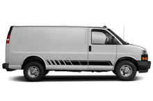 Load image into Gallery viewer, Lower Rocker Stripes Graphics Vinyl Decals Compatible with Chevrolet Express