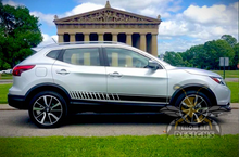 Load image into Gallery viewer, Lower Side Stripes Graphics vinyl for Nissan Rogue decals