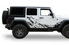 Load image into Gallery viewer, Lower Splash Graphics decals for Jeep Wrangler, side sticker