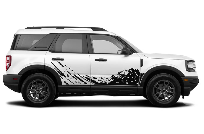 Lower Splash Side Graphics Vinyl Decals Compatible with Ford Bronco Sport