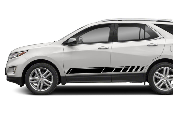 Lower Stripes Graphics Vinyl Decals Compatible with Chevrolet Equinox