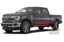 Load image into Gallery viewer, Lower Rocker Mountains Stripes Graphics Vinyl Decals For Ford F250