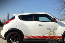 Load image into Gallery viewer, Lower Side Stripe Graphics vinyl for Nissan Juke decals