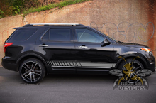 Load image into Gallery viewer, Lower Side stripes vinyl graphics for ford explorer decals