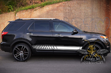 Load image into Gallery viewer, Lower Side stripes vinyl graphics for ford explorer decals