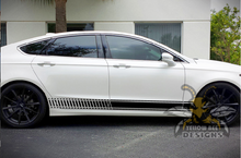 Load image into Gallery viewer, Lower Side stripes vinyl graphics for ford fusion decals
