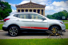 Load image into Gallery viewer, Lower Side Stripes Graphics vinyl for Nissan Rogue decals