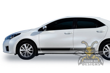 Load image into Gallery viewer, Lower Side Stripes Graphics Vinyl Decals Compatible with Toyota Corolla